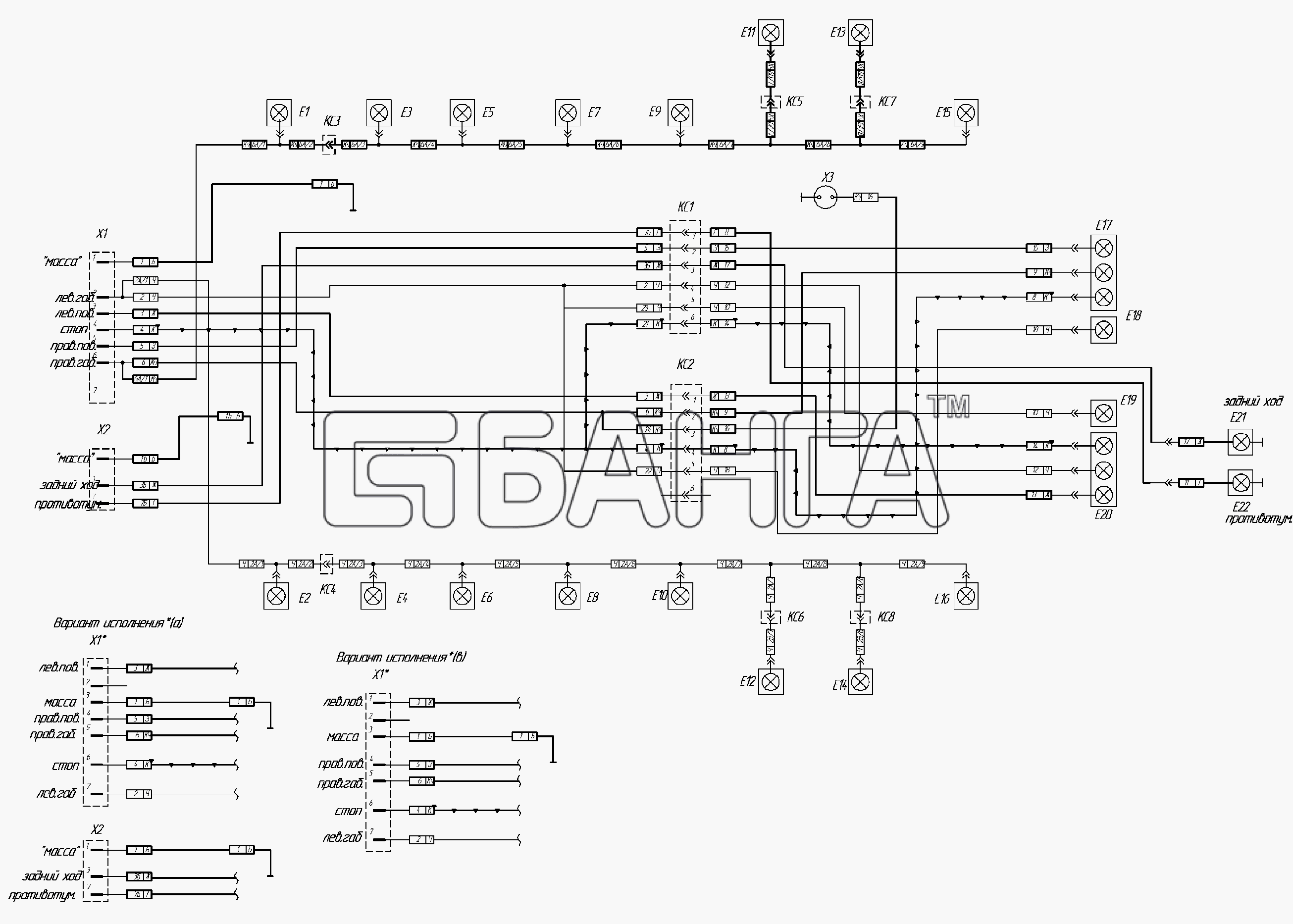 НефАЗ НефАЗ-9334 (2008) Схема Схема электрическая соединений-55